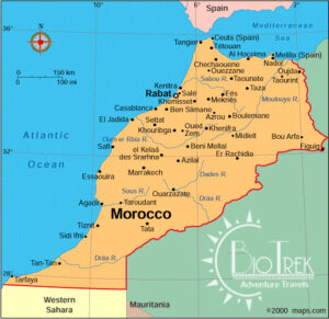 Map of Morocco