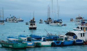 Galapagos Islands boats port Biotrek Adventure Travel Tours
